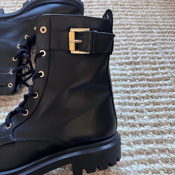 Stuart Weitzman Combat Boot Sz 10.5B - Picture 5 of 6